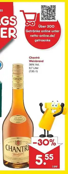 Netto Marken-Discount Cantrè weinbrand Angebot