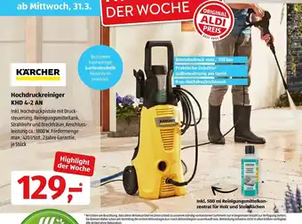 Aldi Süd K'a'rcher Hochdruckreiniger KHD 4-2 AN Angebot