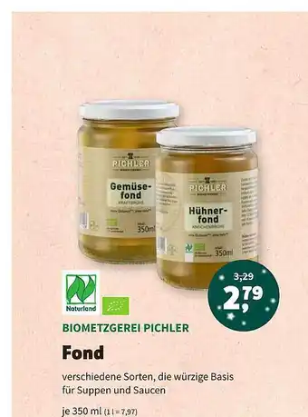 Naturgut Fond biometzgerei pichler Angebot