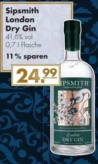 Handelshof Sipsmith London Dry Gin 0,7L Angebot