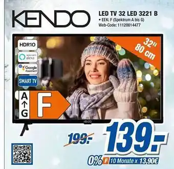 Expert Klein Kendo led tv 32 led 3221 b Angebot