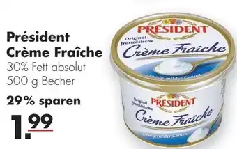 Handelshof Président Crème Fraîche 500g Becher Angebot