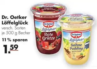 Handelshof Dr. Oetker Löffelglück 500g Becher Angebot