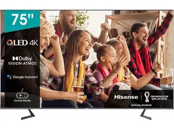 MediaMarkt Hisense 75a7gq qled tv (flat, 75 zoll / 190,5 cm, 4k, smart tv, vidaa u5) Angebot