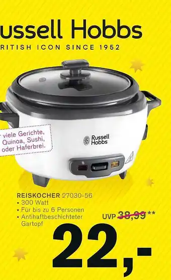 KODi Russell hobbs reiskocher 27030-56 Angebot