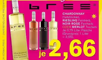 KODi Bree chardonnay riesling, noir rosé oder merlot Angebot