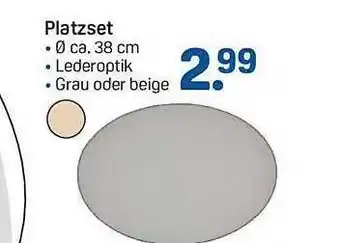 Rossmann Platzset Angebot