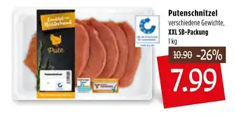 Kupsch Putenschnitzel  1kg Angebot