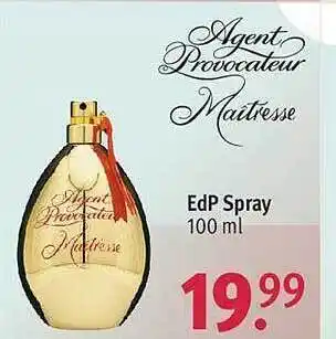 Rossmann Edp spray agent provocateur maîtresse Angebot