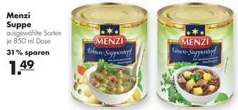 Handelshof Menzi Suppe 850ml Dose Angebot