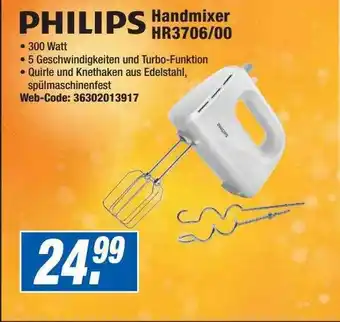 Expert Philips handmixer hr3706.00 Angebot