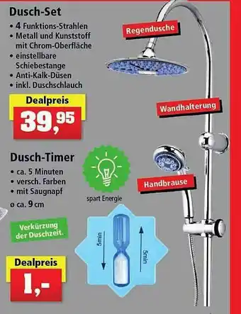 Thomas Philipps Dusch-set oder -timer Angebot