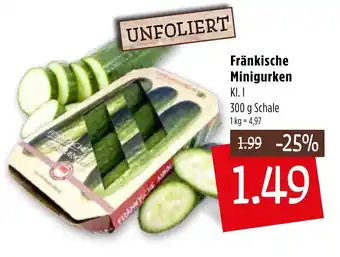 Kupsch Fränkische Minigurken 300g Angebot