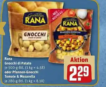 REWE Rana gnocchi di patate oder pfannen-gnocchi tomate & mozarella Angebot