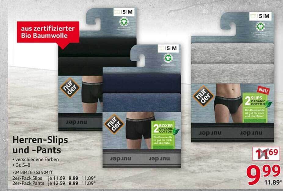 Nur der herrenslips und pants Angebot bei Selgros