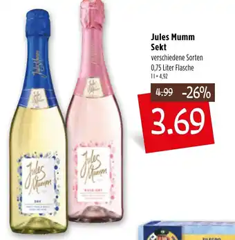 Kupsch Jules Mumm Sekt 0,75 L Angebot