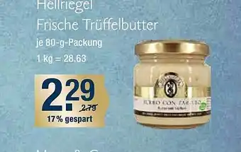 V Markt Hellriegel frische trüffelbutter Angebot