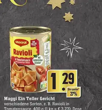 Edeka Maggi ein teller gericht Angebot