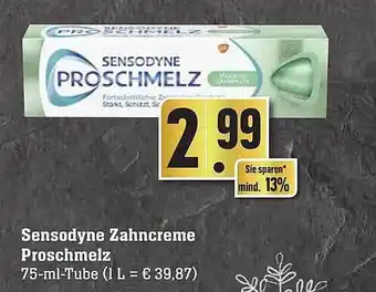 Edeka Sensodyne zahncreme proschmelz Angebot