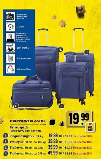 Edeka Crosstravel reisegepäck Angebot