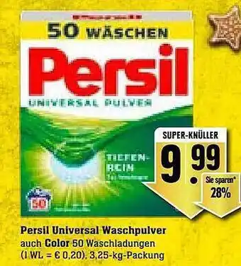 Edeka Persil universal waschpulver oder color Angebot