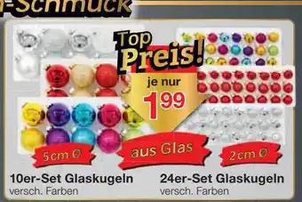 Jawoll 10er-set glaskugeln oder 24er-set Angebot