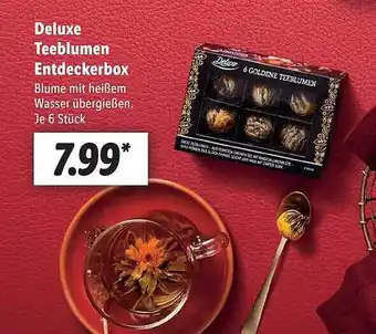 Lidl Deluxe teeblumen entdeckerbox Angebot