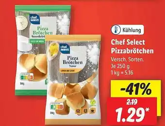 Lidl Chef select pizzabrötchen Angebot