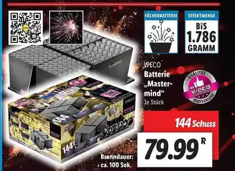 Lidl Weco batterie „mastermind“ Angebot