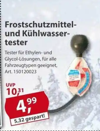 Sonderpreis Baumarkt Frostschutzmittel- und kühlwassertester Angebot