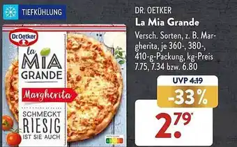 Aldi Süd Dr. oetker la mia grande Angebot