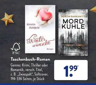 Aldi Süd Taschenbuch-roman Angebot