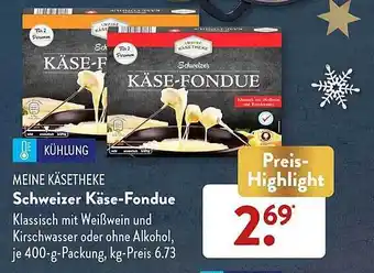 Aldi Süd Meine käsetheke schweizer käse-fondue Angebot