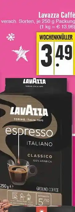 E-Center Lavazza caffè Angebot