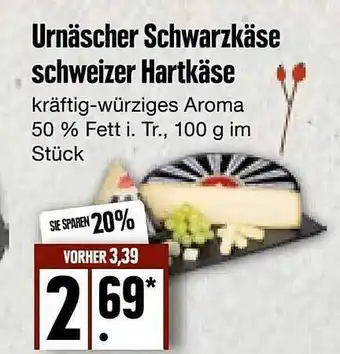 E-Center Urnäscher schwarzkäse schweizer hartkäse Angebot