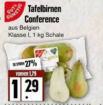 E-Center Gut & günstig tafelbirnen conference Angebot