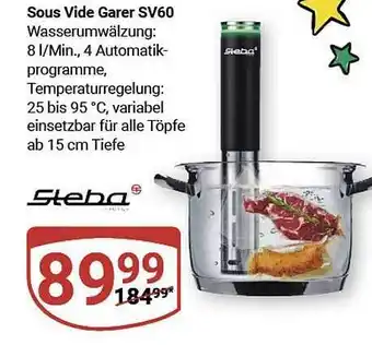 Globus Steba sous vide garer sv60 Angebot