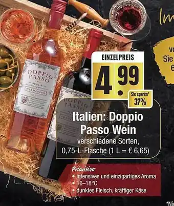 Edeka Doppio passo wein Angebot