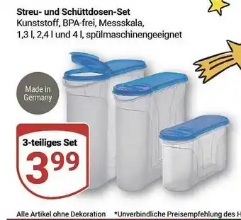 Globus Streu- und schüttdosen-set Angebot