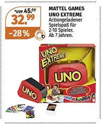 Müller Mattel games uno extreme Angebot