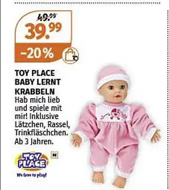 Müller Toy place baby lernt krabbeln Angebot