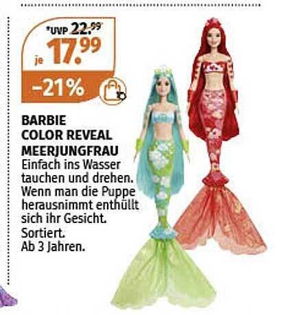 Barbie color reveal online muller