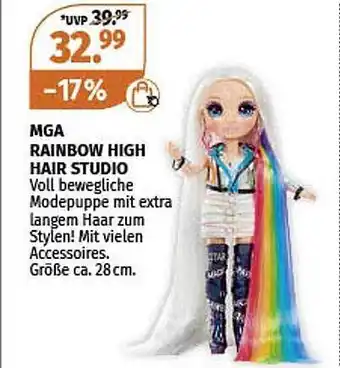 Müller Mga rainbow high hair studio Angebot