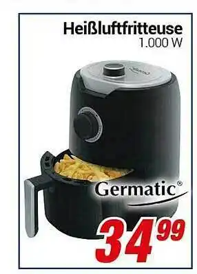 CENTERSHOP Heißluftfritteuse germatic Angebot