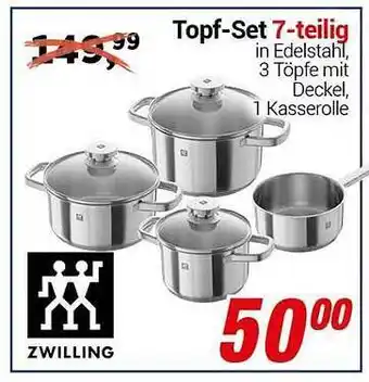 CENTERSHOP Zwilling topf-set 7-teilig Angebot