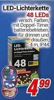 CENTERSHOP Led-lichterkette 48 leds Angebot