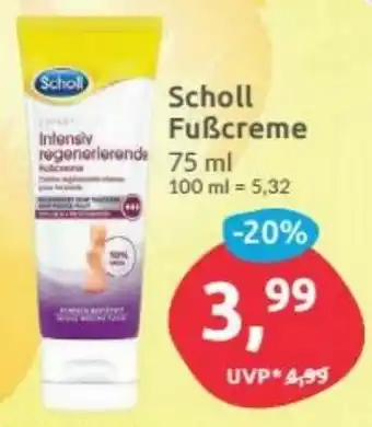 Budni Scholl Fußcreme 75ml Angebot