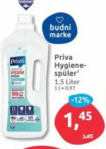 Budni Priva Hygienespüler 1,5L Angebot