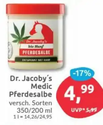 Budni Dr. Jacoby's Medic Pferdesalbe 350/200ml Angebot