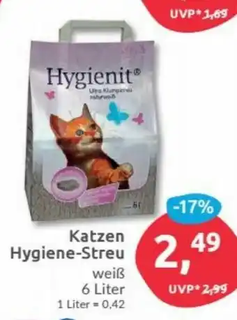 Budni Katzen Hygiene Streu 6L Angebot